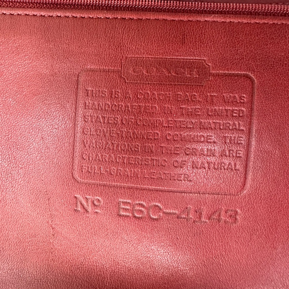 🍓Vintage Coach Worth Leather Shoulder Bag 4143🍓 - Picture 6 of 6